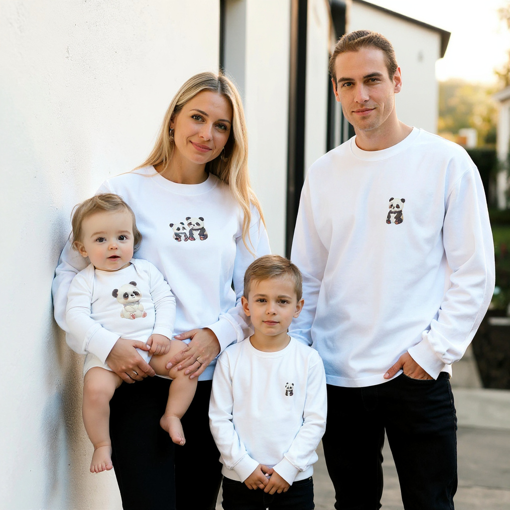 🐼 Panda Family - L'amour se porte en noir et blanc